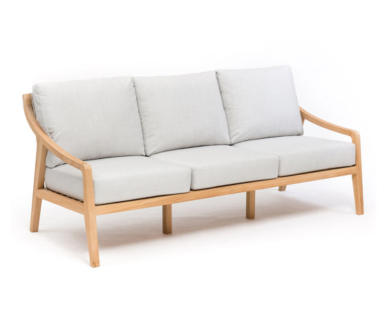 Andrey 3-Seater Sofa - Natural Teak | Divani | Design Pergola