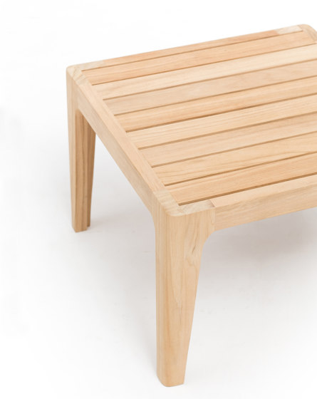 Andrey Side Table 50x50cm - Natural Teak | Coffee tables | Design Pergola