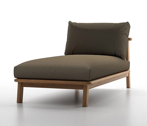 Anya Modular Sofa Chaise Armless | Chaise longues | Design Pergola