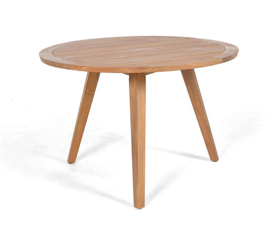 Aren Round Dining Table - Natural Teak | Tavoli pranzo | Design Pergola