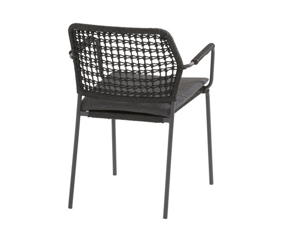 Bolzano Dining Chair - Anthracite Rope | Chaises | Design Pergola