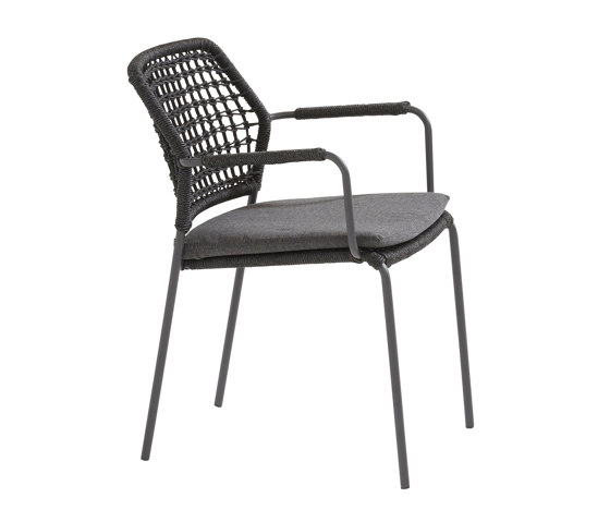 Bolzano Dining Chair - Anthracite Rope | Sedie | Design Pergola