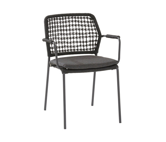 Bolzano Dining Chair - Anthracite Rope | Sillas | Design Pergola