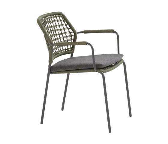 Bolzano Dining Chair - Green Rope | Chaises | Design Pergola