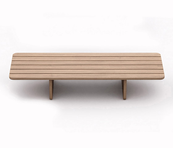 Cross Low Coffee Table - Natural Teak | Tavolini bassi | Design Pergola