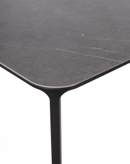 Fener Dining Table 240x100cm, Charcoal - Grey Marble Ceramic Top | Esstische | Design Pergola