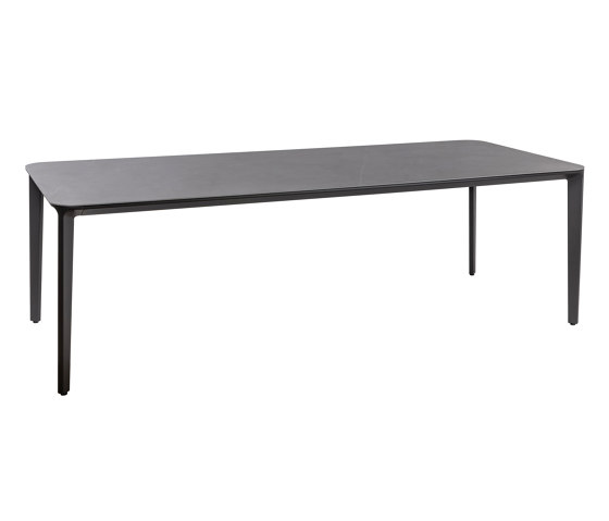 Fener Dining Table 240x100cm, Charcoal - Grey Marble Ceramic Top | Esstische | Design Pergola