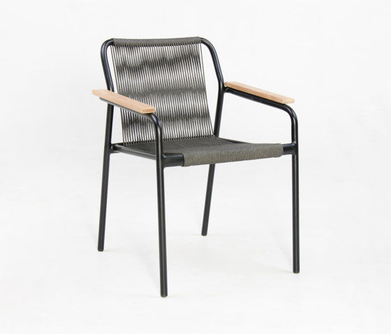 Fynn Dining Armchair - Black | Chairs | Design Pergola