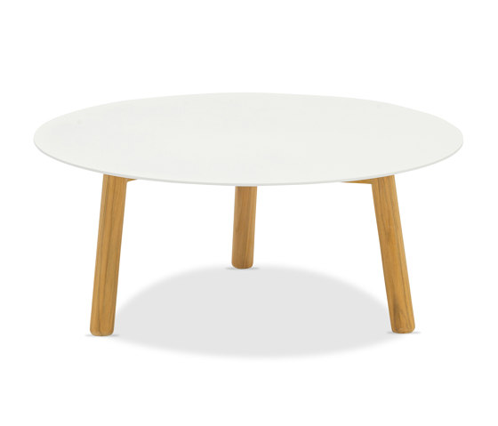 Helen Teak Coffee Table D80xH37cm, Ceramic Top | Coffee tables | Design Pergola