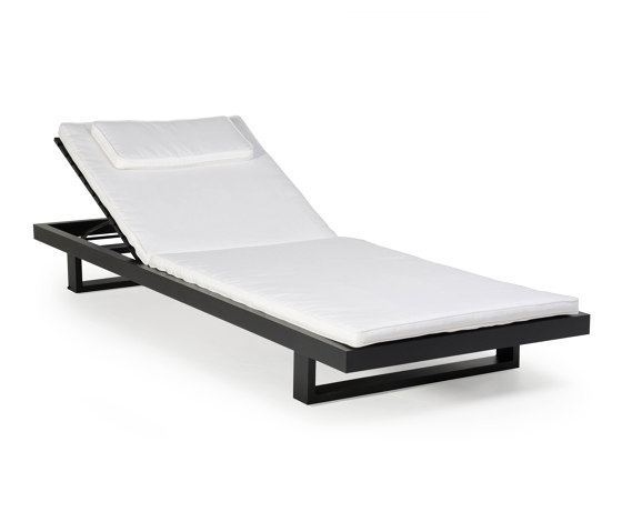 Lido Aluminum Lounger | Tumbonas | Design Pergola