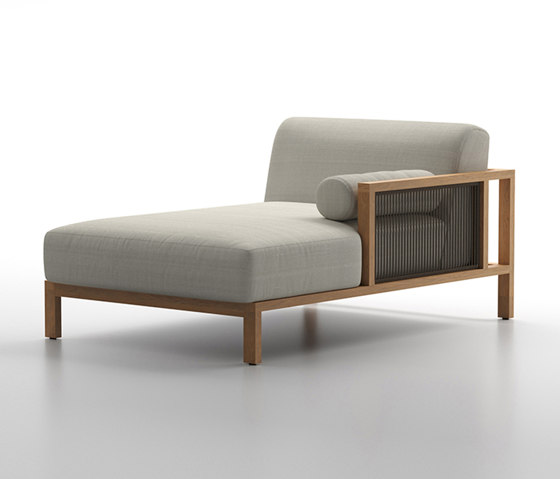 Malibu Modular Chaise Longue Left-Arm | Elementos asientos modulares | Design Pergola