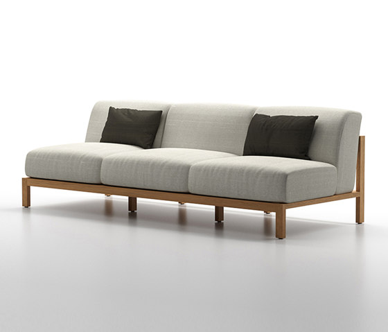 Malibu Modular Sofa Double Armless | Sofas | Design Pergola