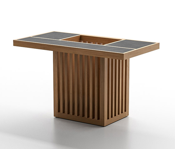 Malibu Rectangular Sofa Side Table 85x45xH54cm | Tavolini bassi | Design Pergola