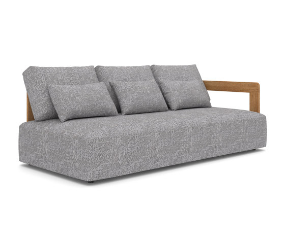 Mars Teak 3-Seater Sofa | Sofas | Design Pergola