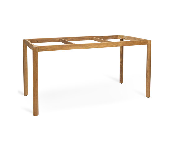 Milano Teak Base for Dining Table 160x80cm - Natural Teak | Esstische | Design Pergola