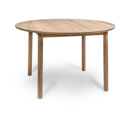 Milano Teak Base for Dining Table D120cm - Natural Teak | Tavoli pranzo | Design Pergola