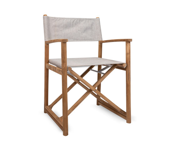 Milano Teak Director's Chair - Winter | Chairs | Design Pergola