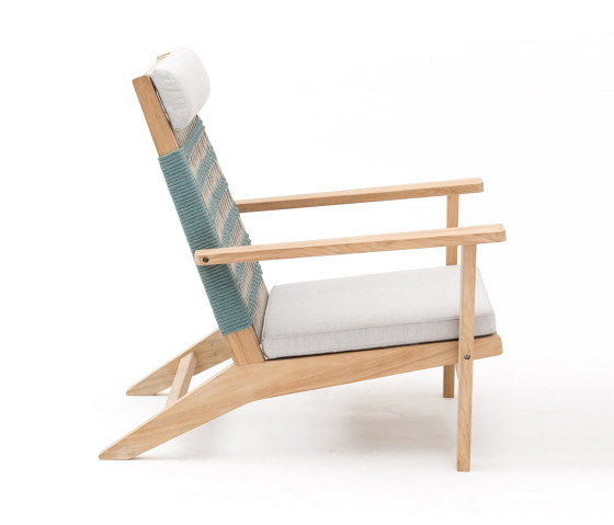 Nett Deck Chair - Natural Teak | Armchairs | Design Pergola