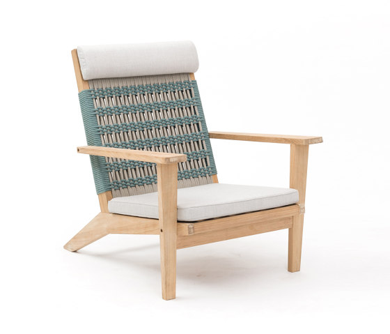 Nett Deck Chair - Natural Teak | Armchairs | Design Pergola