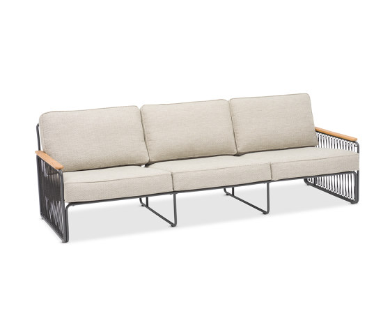 Nina 3-Seater Sofa, Low Back | Divani | Design Pergola