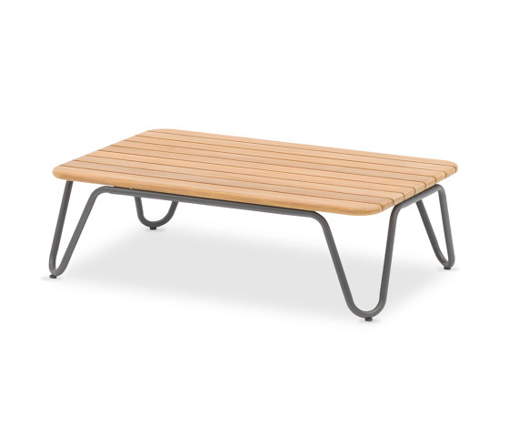 Nina Rectangular Coffee Table 75x49xH23cm, Teak Top | Mesas de centro | Design Pergola