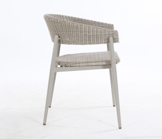 Olivia ALU Dining Armchair, Sand | Chairs | Design Pergola