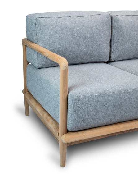 Ona 3-Seater Sofa - Natural Teak | Divani | Design Pergola