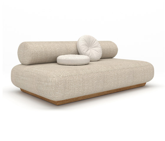 Paloma Teak 2-Seater Modular Sofa | Canapés | Design Pergola