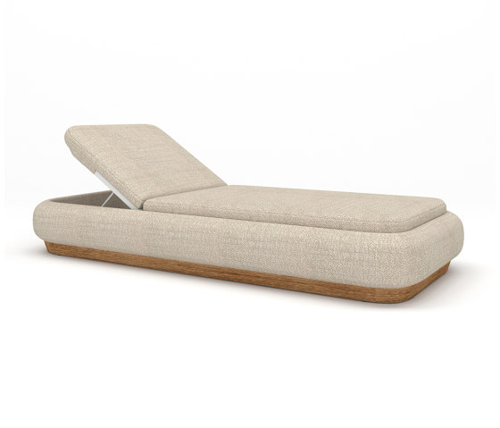 Paloma Teak Sun Lounger | Bains de soleil | Design Pergola