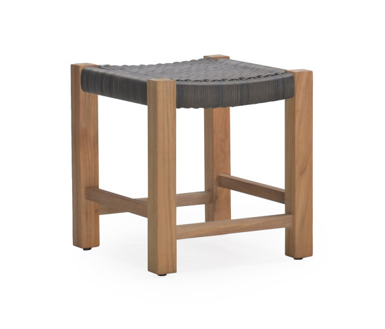 Pretoria Stool - Natural Teak | Poufs | Design Pergola