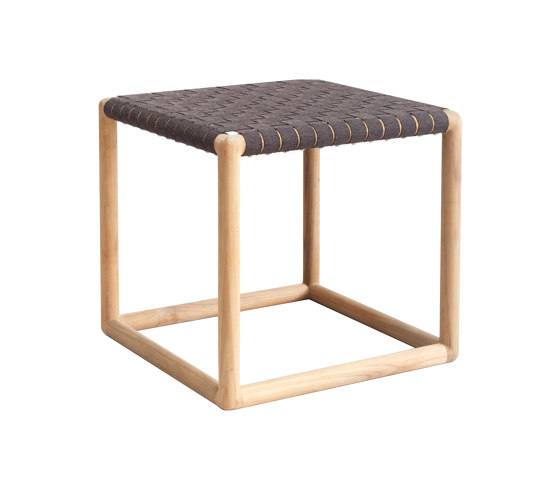 Roberto Stool 49x49cm - Natural Teak | Pufs | Design Pergola