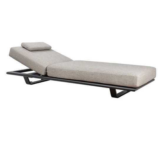 Spa Sunlounger, Charcoal Frame | Lettini giardino | Design Pergola