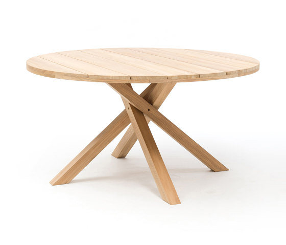 Suva Dining Table D150cm - Natural Teak | Mesas comedor | Design Pergola