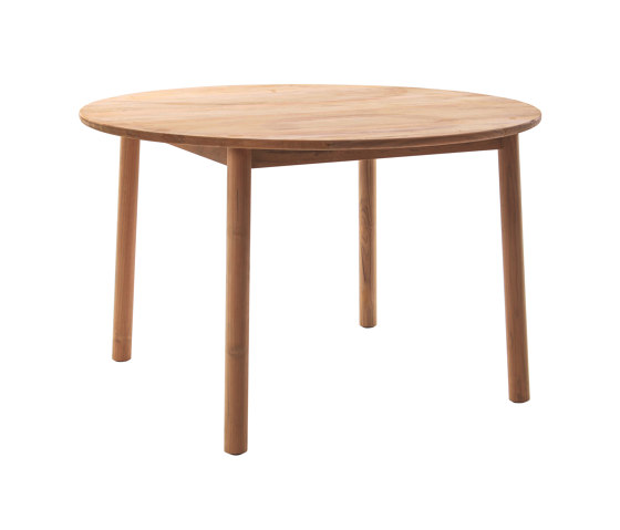 Vera Teak Dining Table D120cm - Solid Teak Top - Natural Teak | Tavoli pranzo | Design Pergola