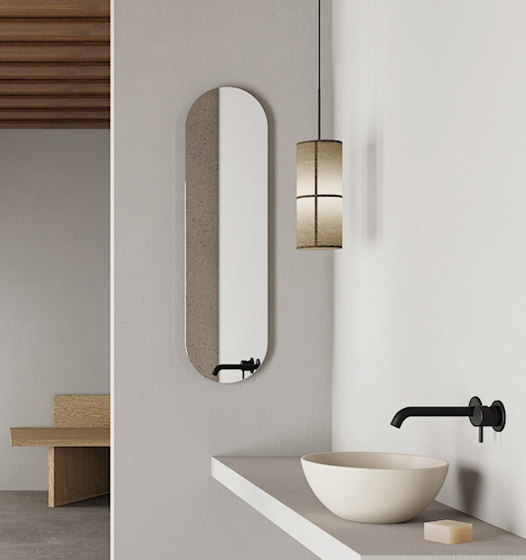 Stilo - specchio filo lucido ovale | Specchi da bagno | NIC Design