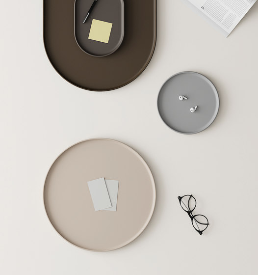 Trama - round tray | Bandejas | NIC Design