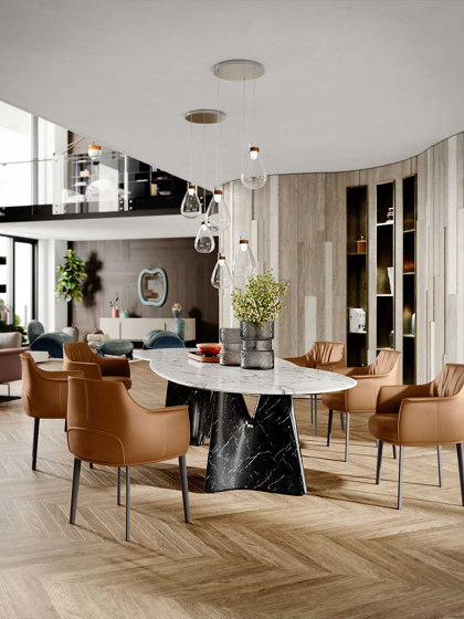 Archibald Large Dining chair | Stühle | Poltrona Frau