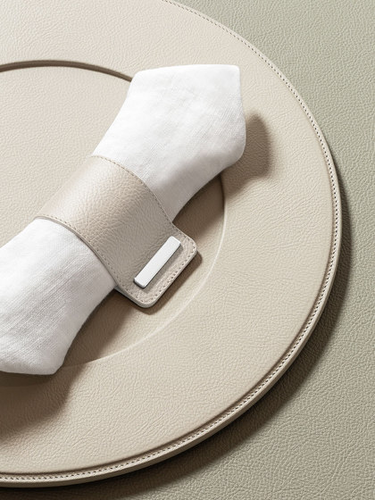 Tableware Collection | Napkin ring | Dining-table accessories | Poltrona Frau