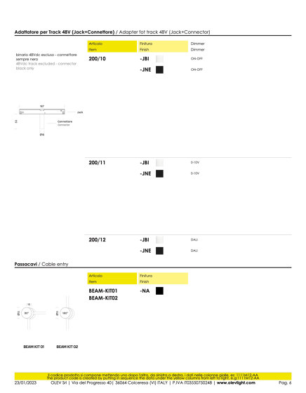 Beam Stick Nuance | Suspended lights | OLEV