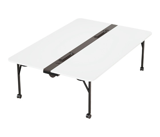 DOUBLE FOLDING WORKBENCH WITH ELECTRIFICATION | Objekttische | HOWE