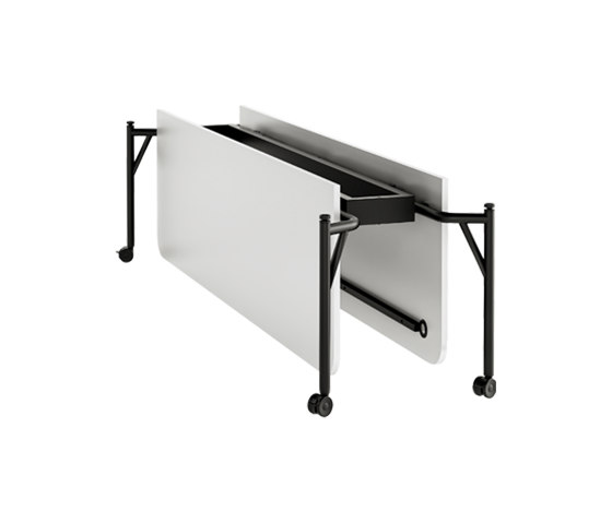 DOUBLE FOLDING WORKBENCH WITHOUT ELECTRIFICATION | Mesas contract | HOWE