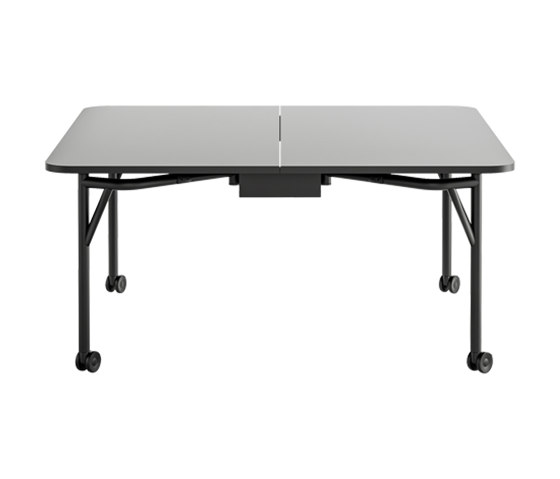 DOUBLE FOLDING WORKBENCH WITHOUT ELECTRIFICATION | Contract tables | HOWE