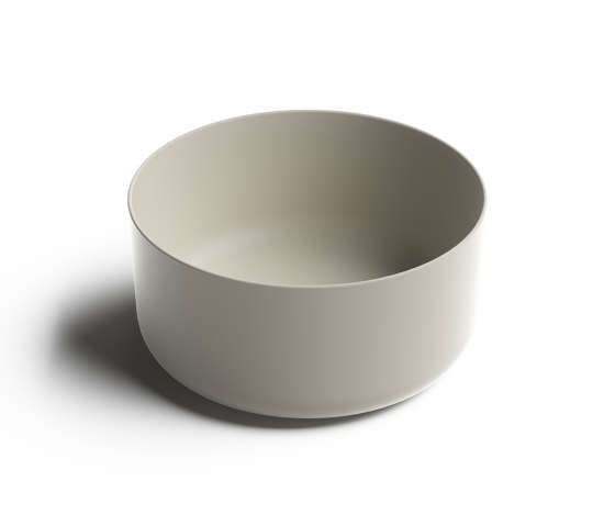 Lavabi Appoggio | GLACETTE sink in Cristalplant, 43cm diameter | Wash basins | Falper