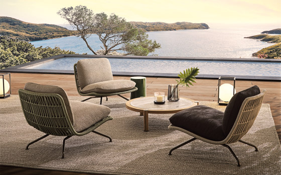 Pattie COrd Outdoor | Armchairs | Minotti