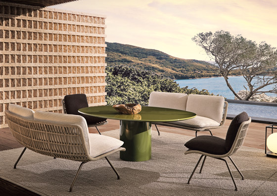 Pattie COrd Outdoor | Sitzbänke | Minotti