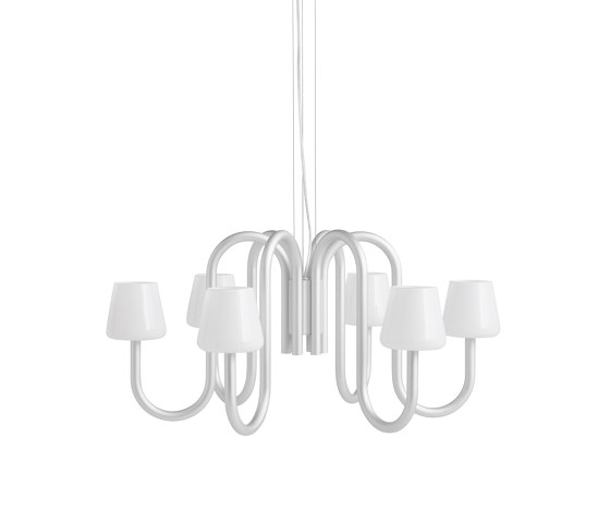 Apollo Chandelier 6 arm | Kronleuchter | HAY