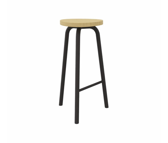 Pully oak stool | Triangular | Taburetes | Cascando