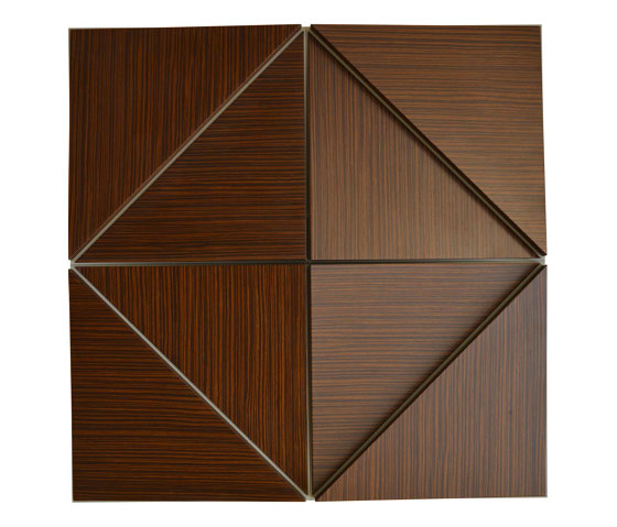 Zeta Panel Walnut | Systèmes plafonds acoustiques | Mikodam