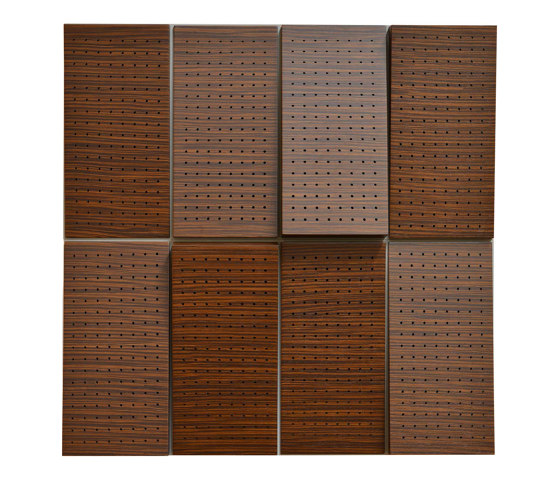 Fila Panel Walnut With 8mm Perforation | Sound absorbing ceiling systems | Mikodam