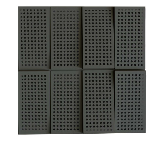 Fila Panel Anthracite With 2cm Perforation | Paneles de techo fonoabsorbentes | Mikodam